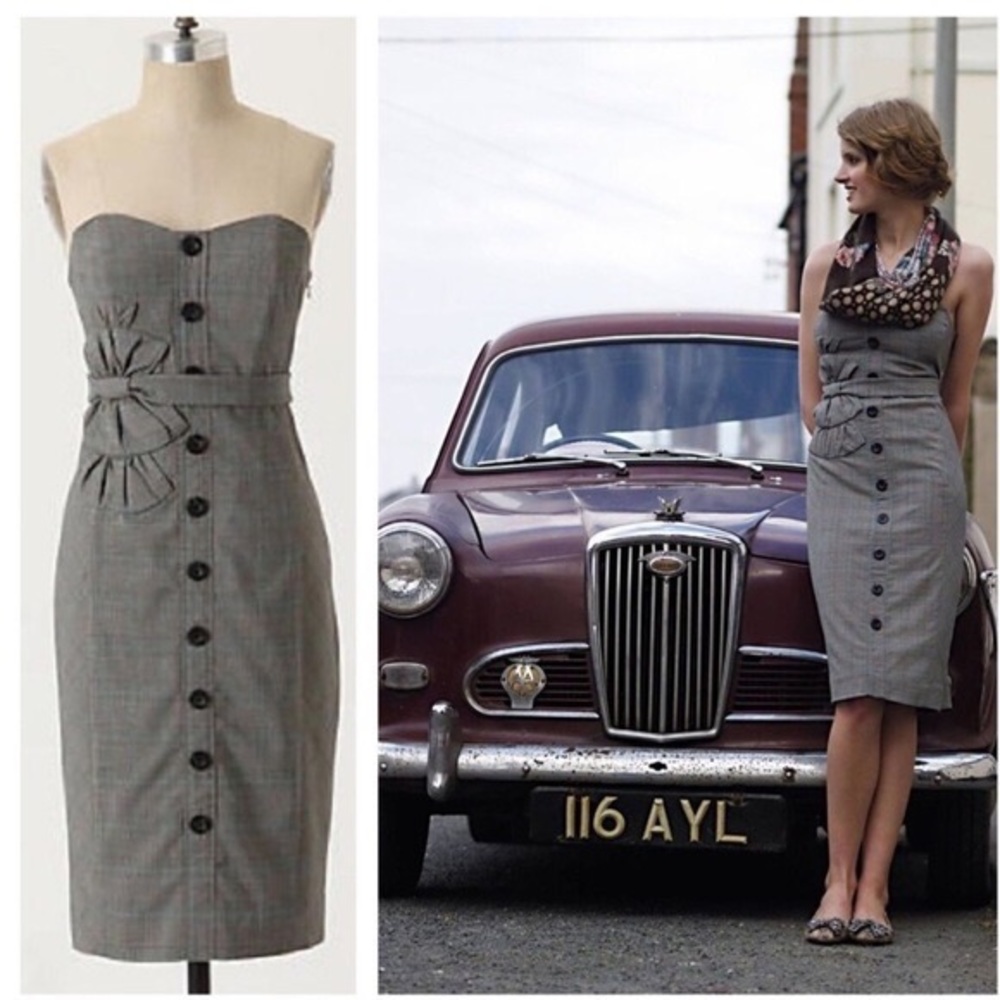 Anthropologie Doubly Adorned Dress by Floreat - Picture 1 of 9
